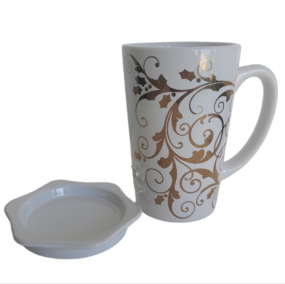 Room Creative Holiday Scroll Mug with base plate